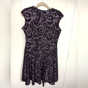 Womens Gabby Skye dress sz 10 black white